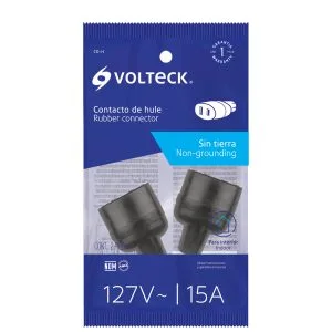Toma Sencilla de Goma Volteck
