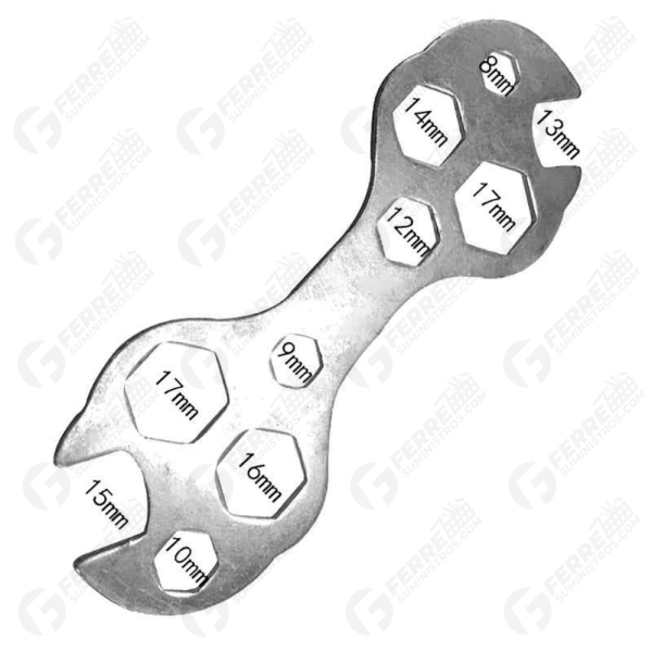 Llave Multi Tuercas para Bicicletas 5.5"