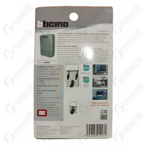 Multitoma Protector de Equipos 15A 120v Bticino