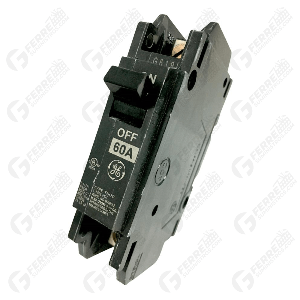 Breaker Superficial 1 x 60 Amperes G.E.
