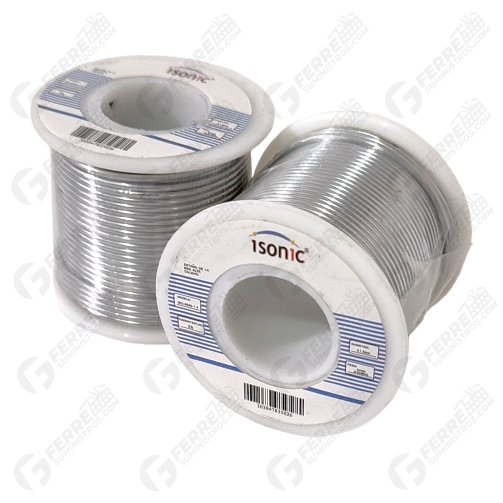 Estaño Premium 1.5mm Rollito 227gr iSONIC