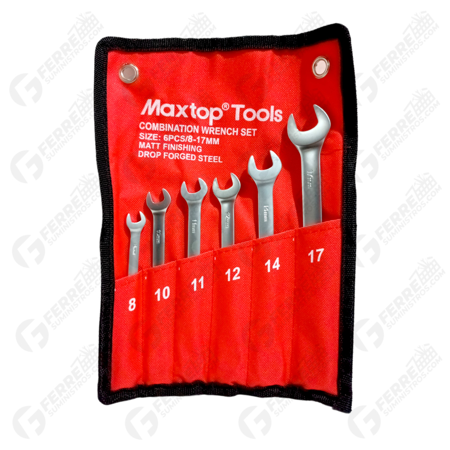 Juego de 6 Llaves Combinadas MAXTOP