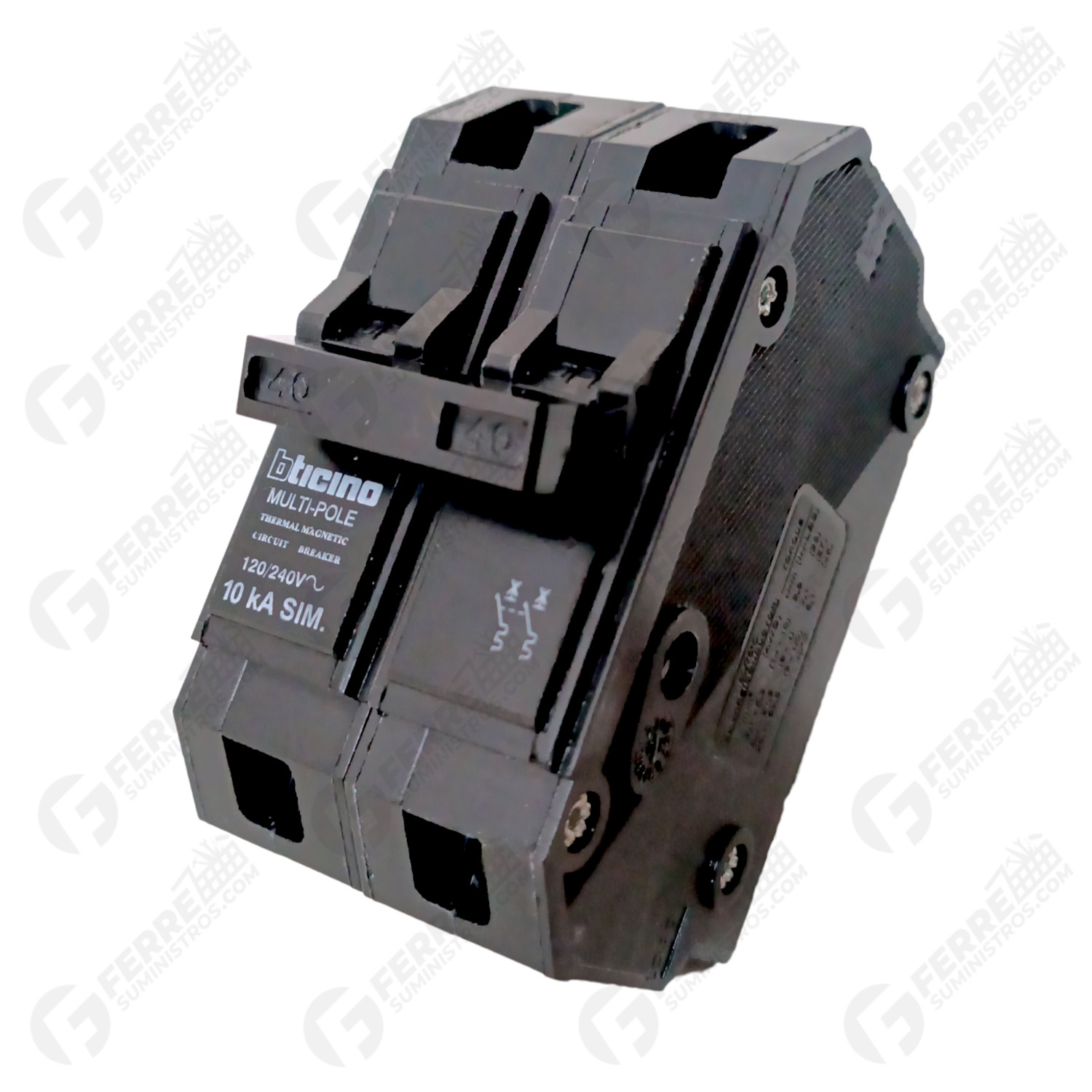 Breaker Superficial 2 x 40 Amperes BTICINO