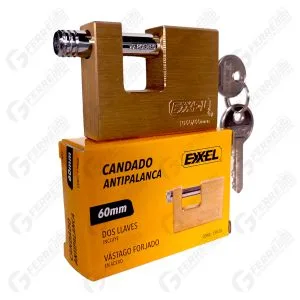 Candado Anticizalla 60mm en Bronce EXXEL