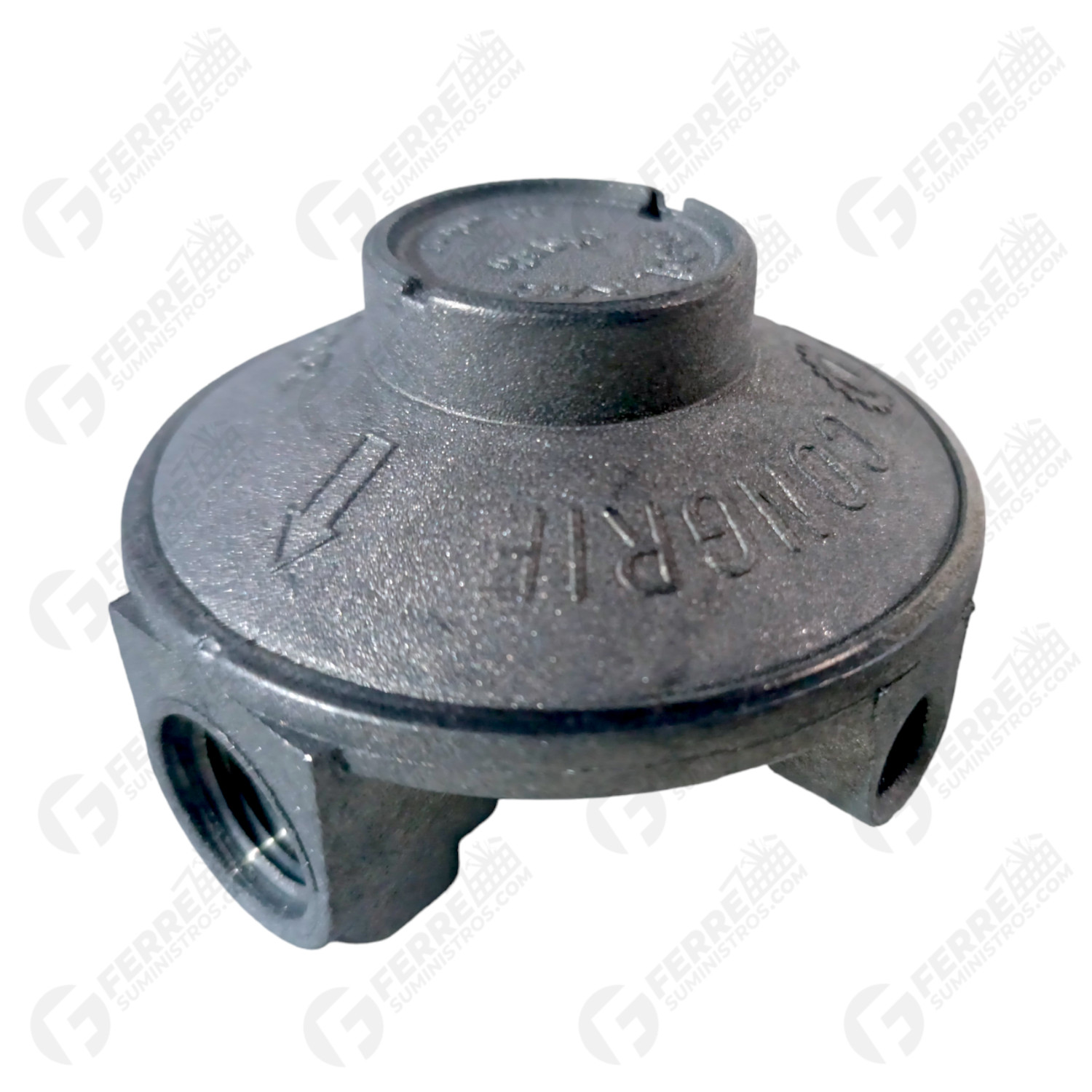 Regulador de Gas Doméstico para Bombona Doble R2B 43kg CONGRIF