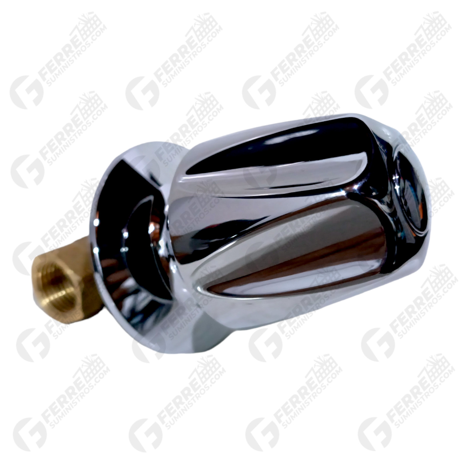 Llave Individual Metálica Cromada para Ducha