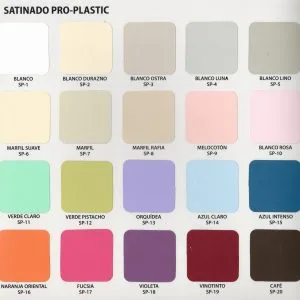 Pintura Satinada Clase «A» Brillo de Seda en Galón PROPLASTIC