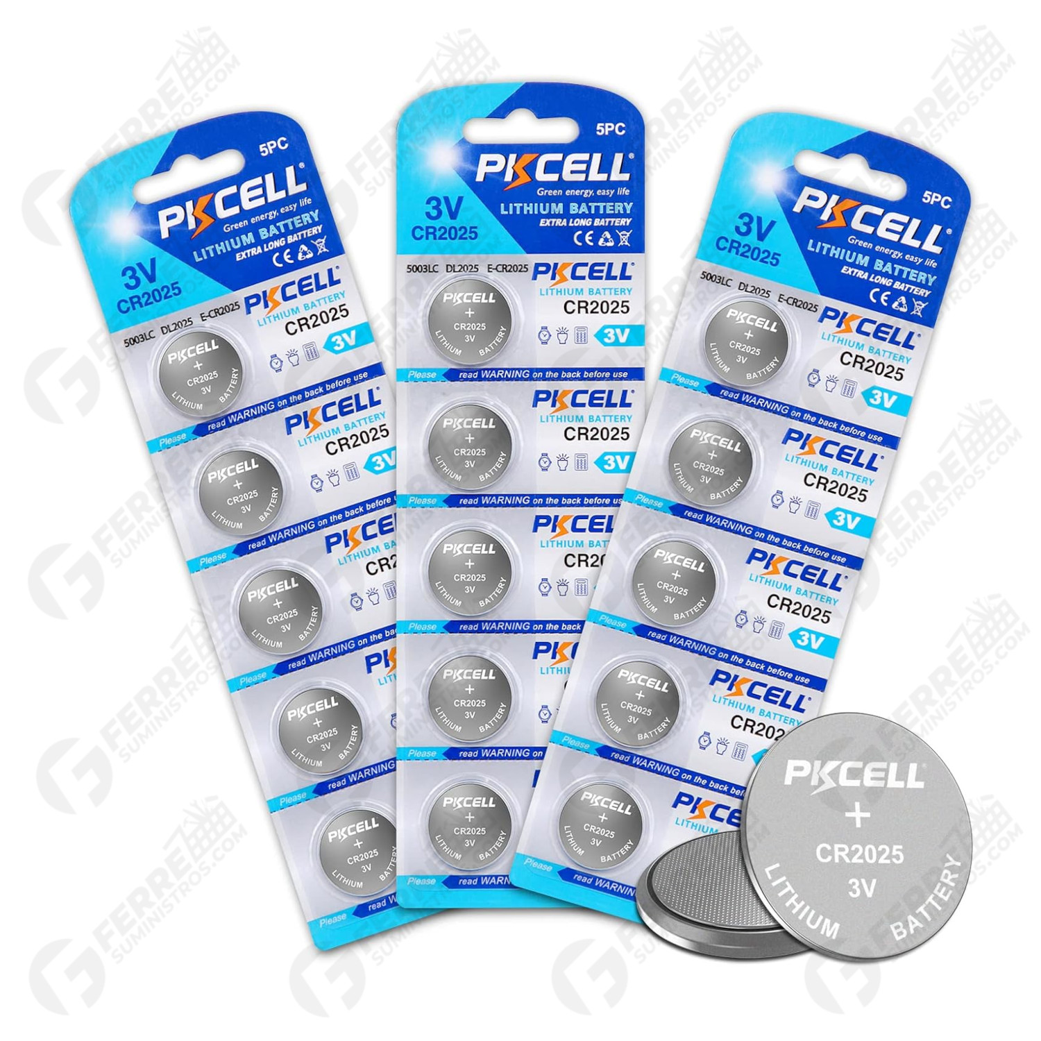 Pila Redonda de Litio 3V 2025 PKCELL