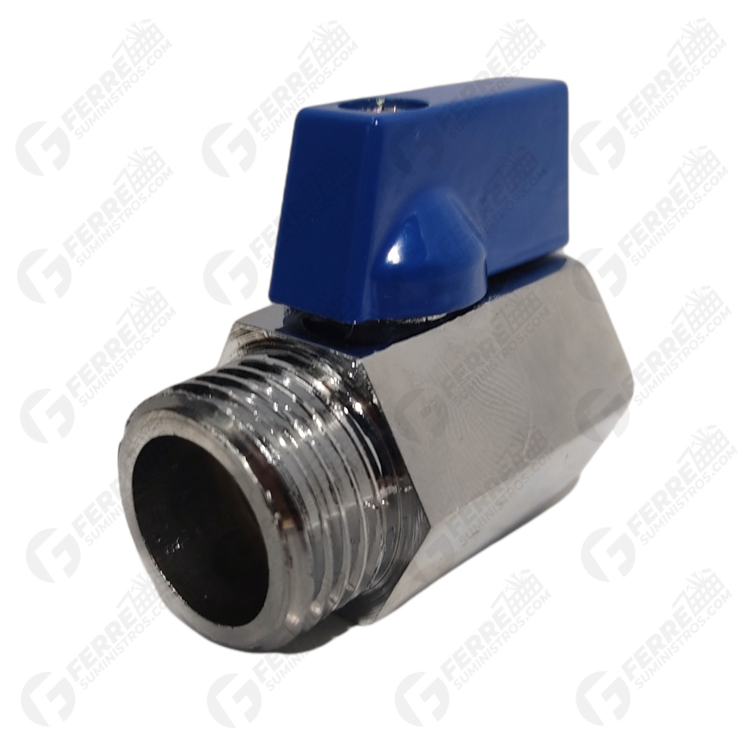 Llave de Paso Mini Valvula de Bola 1/2" x 1/2"