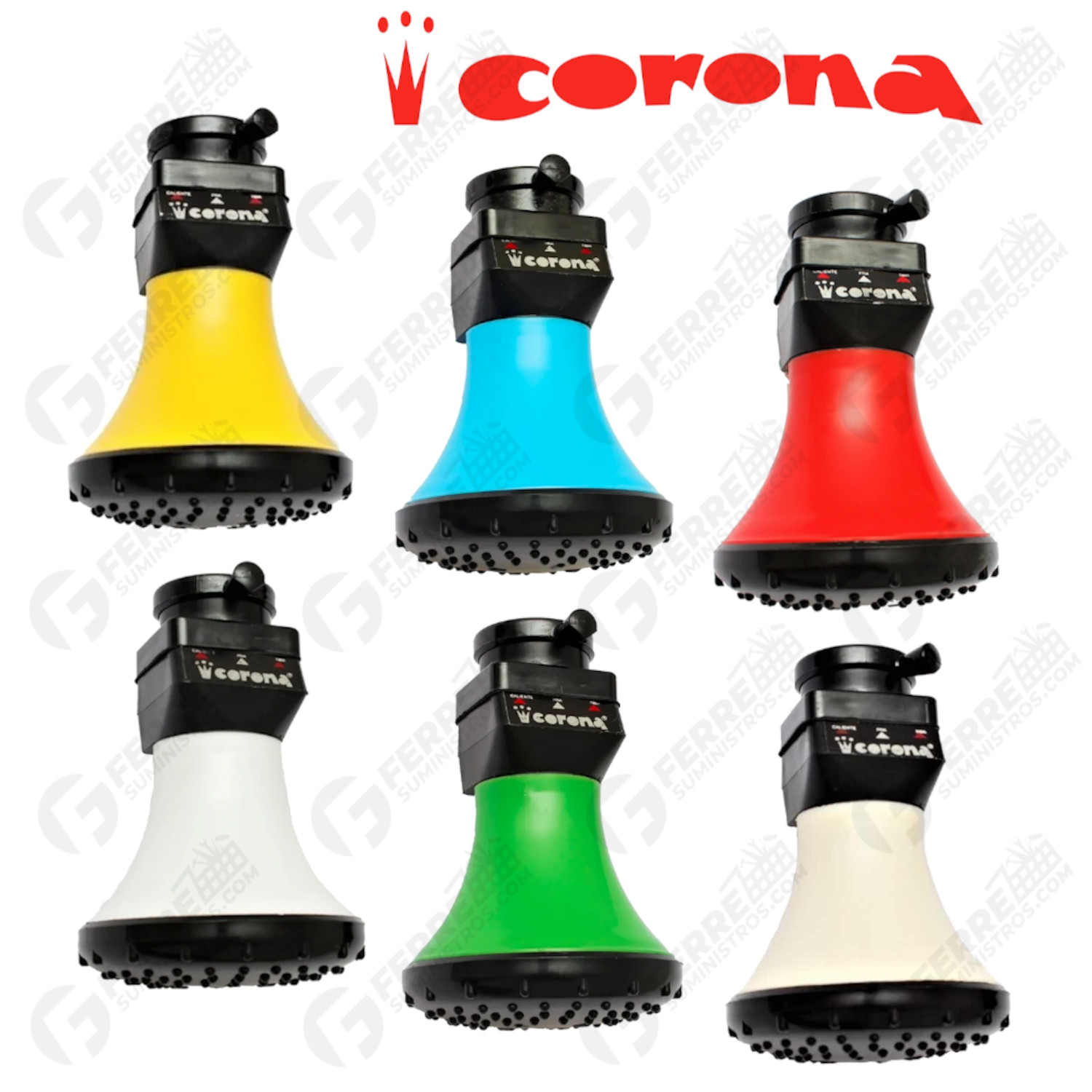 Ducha Regadera Eléctrica Tradicional 4000W 110V CORONA - Imagen 2