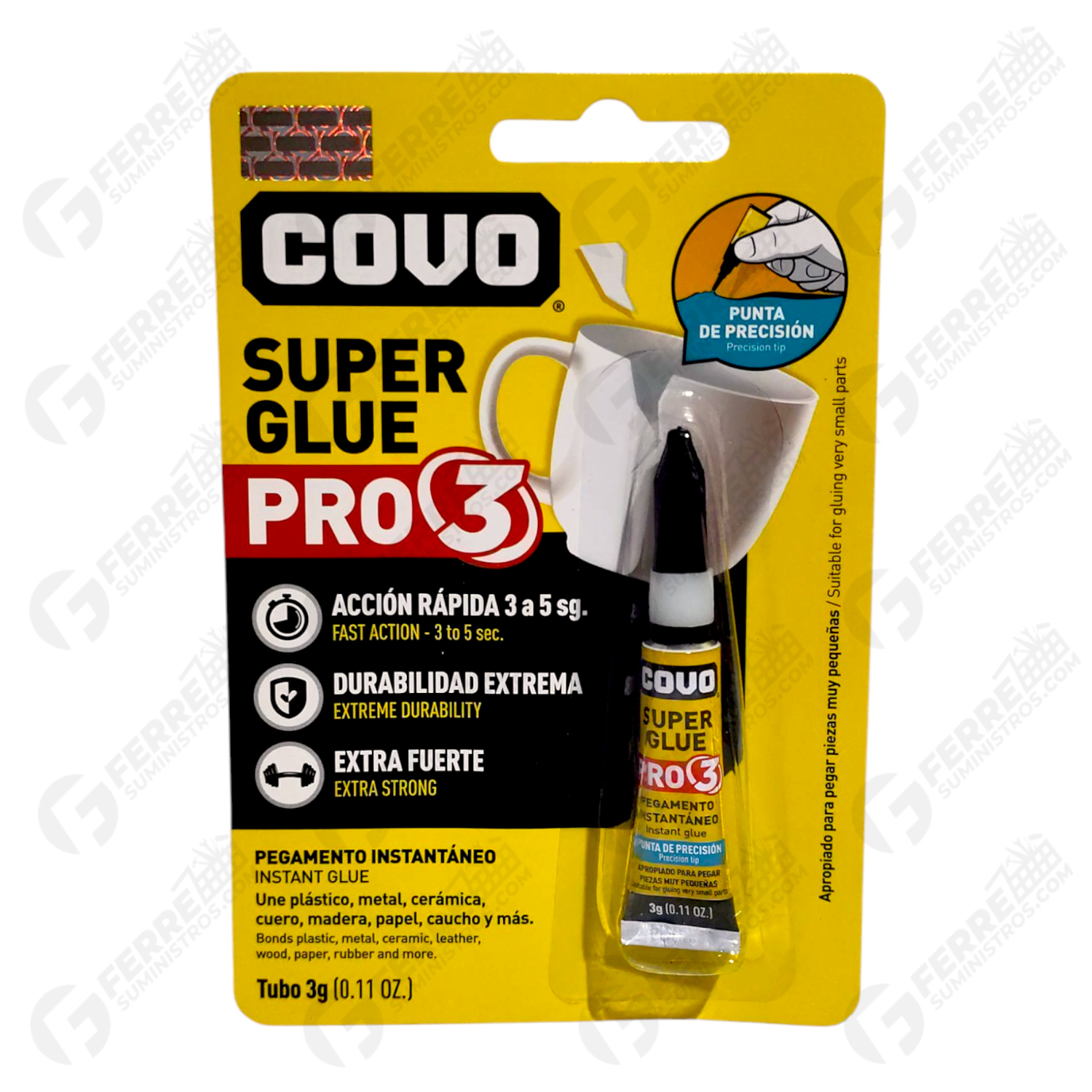 Pega Loca Pro 3 Super Glue COVO