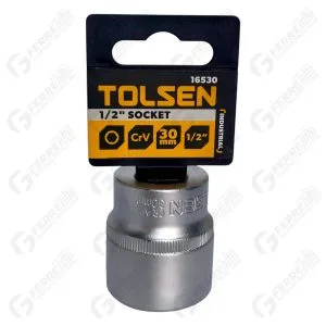 Dado 6 Puntas Cuadrante de 1/2 x 30mm TOLSEN