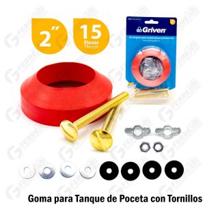 Goma para Tanque de Poceta con Tornillos GRIVEN