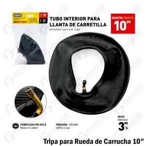 Tripa para Rueda de Carrucha 10" COVO