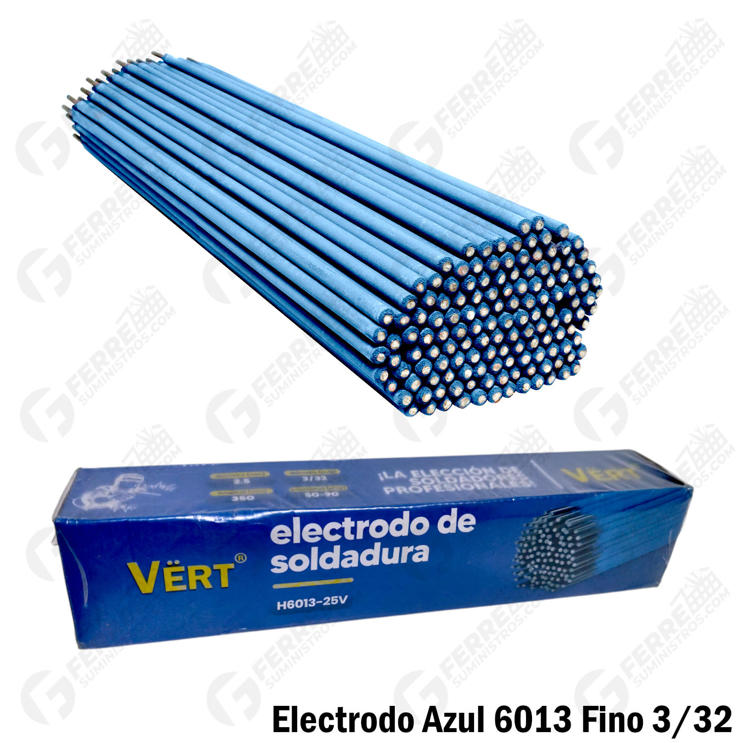 Electrodos para Soldar Azul 6013 Fino 3/32 VERT