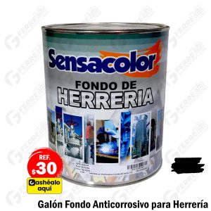 Fondo Anticorrosivo para Herrería en Galón SENSACOLOR