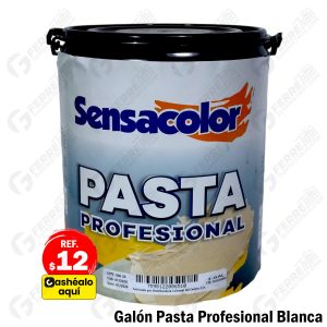 Pasta Profesional Blanca para Paredes Galón SENSACOLOR