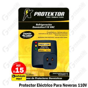 Protector Eléctrico para Neveras Domésticas 110V ICREATIVA - Modelo PRD-110