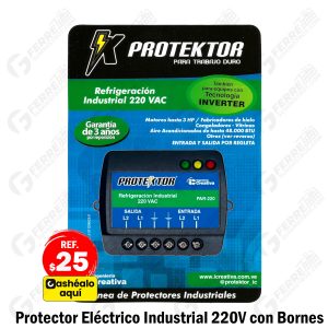 Protector Eléctrico para Refrigeración Industrial 220V con Bornes ICREATIVA - Modelo PAR-220