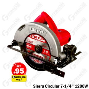 Sierra Circular 7-1/4" 1200W EMTOP - Modelo ULCW1512001
