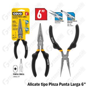 Alicate tipo Pinza 6" Punta Larga COVO