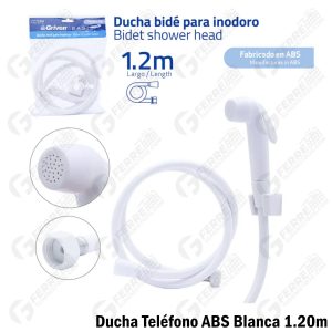 Ducha Teléfono ABS Blanca 1.20m GRIVEN