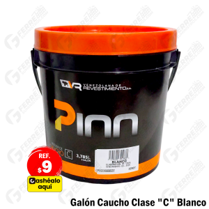 Pintura de Caucho Clase C Blanco en Galón PINN