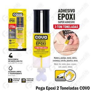 Pega Epoxi 2 Toneladas 25g COVO