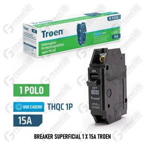 Breaker Superficial 1 x 15A TROEN