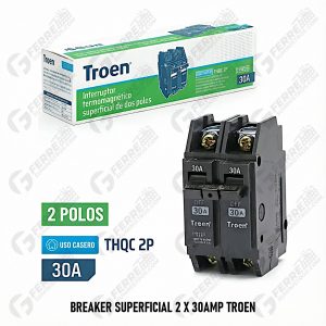 Breaker Superficial 2 X 30Amp TROEN