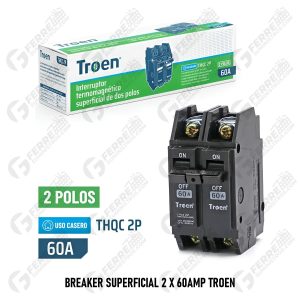 Breaker Superficial 2 X 60Amp TROEN