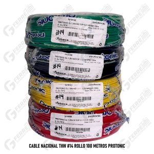 Cable Nacional THW #14 Rollo 100 Metros PROTONIC