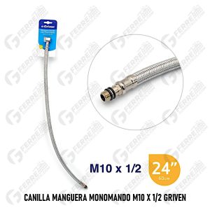 Canilla Manguera Monomando M10 X 1/2 GRIVEN