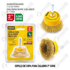 Cepillo de Copa para Taladro 2" COUO