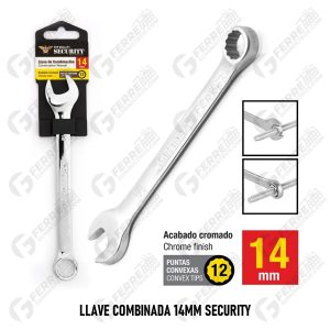 Llave Combinada 14mm SECURITY