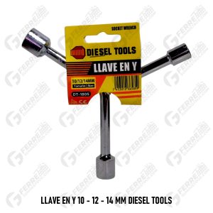 Llave en Y 10 - 12 - 14 mm DIESEL TOOLS