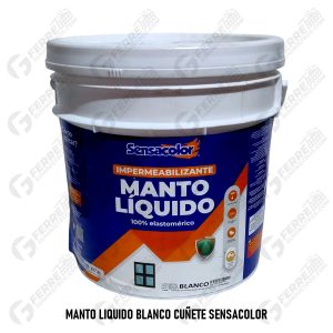 Manto Liquido Blanco Cuñete SENSACOLOR