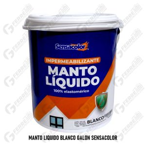 Manto Liquido Blanco Galon SENSACOLOR