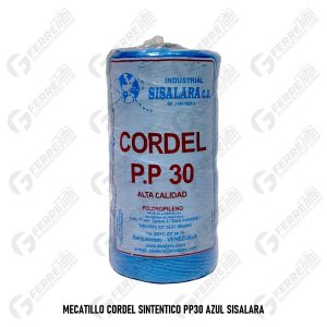 Mecatillo Cordel Sintetico PP30 Azul SISALARA