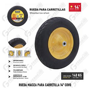 Rueda Maciza para Carretilla 14" COVO