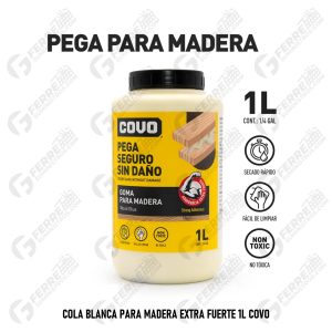 Cola Blanca para Madera Extra Fuerte 1L COVO