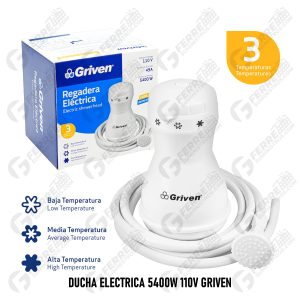 Ducha Electrica 5400W 110V GRIVEN