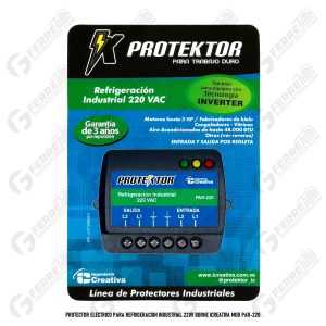 Protector Electrico para Refrigeracion Industrial 220V Borne ICREATIVA Mod PAR-220