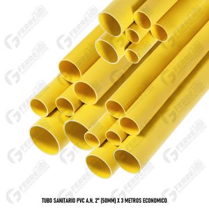 Tubo Sanitario PVC A.N. 2" (50mm) x 3 Metros Económico
