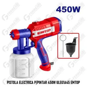Pistola Electrica Para Pintar 450W ULEG1A45 EMTOP