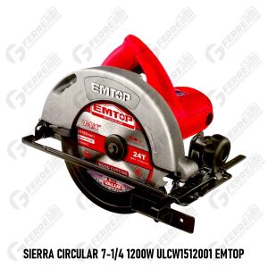 Sierra Circular 7-1/4 1200W ULCW1512001 EMTOP