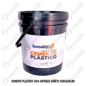 Cemento Plástico Tapa Goteras Cuñete SENSACOLOR