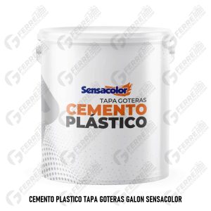 Cemento Plástico Tapa Goteras Galón SENSACOLOR