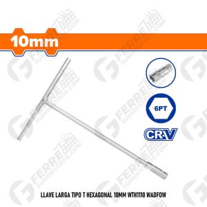 Llave Larga Tipo T Hexagonal 10mm WTH1110 WADFOW