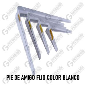 Pie de Amigo Fijo Color Blanco